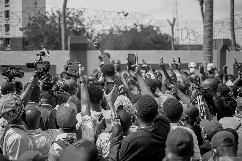 #EndSARS protests — archival photograph