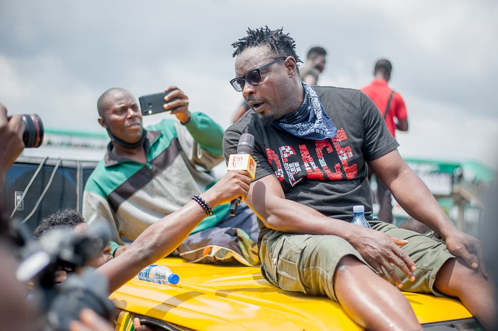 #EndSARS begins as a digital protest language — archival photograph