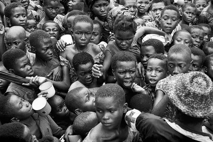 Nigerian Civil War begins — archival photograph