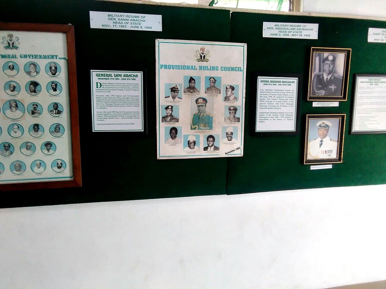 Abacha dies — archival photograph
